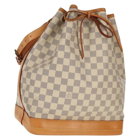 LOUIS VUITTON Damier Azur Noe Shoulder Bag N42222 LV Auth 138518V - Picture 2 of 16